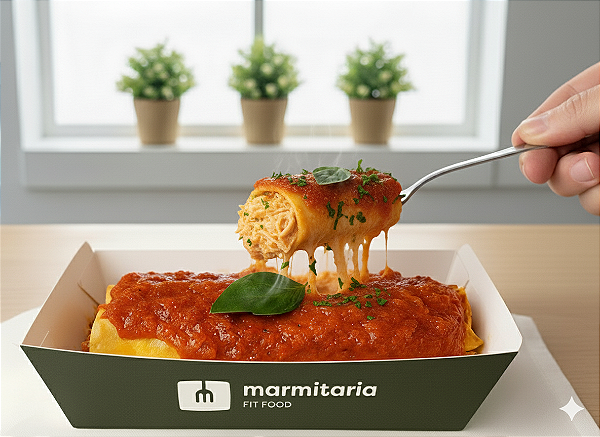 Panqueca de Frango com Molho de Tomate - 200g ou 350g