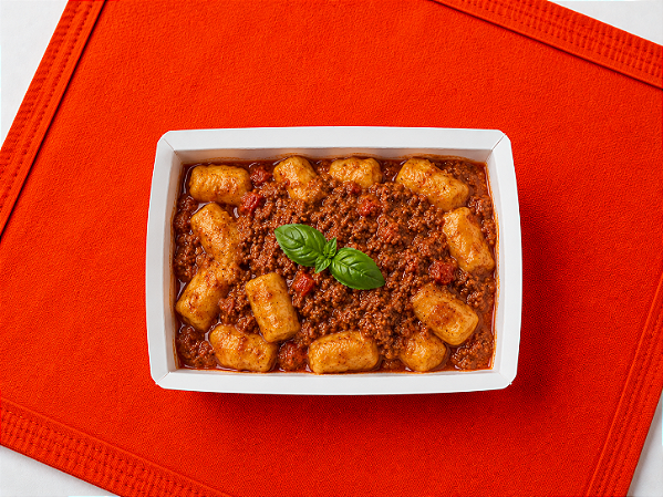 Nhoque de Cenoura ao molho Bolonhesa - 200g ou 350g