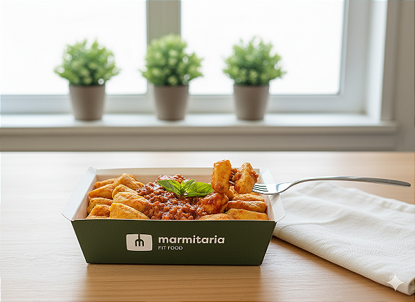 Nhoque de cenoura ao molho Bolonhesa - 200g ou 350g