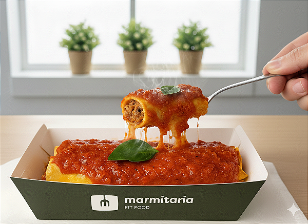 Panqueca de Patinho com molho de Tomate - 200g ou 350g