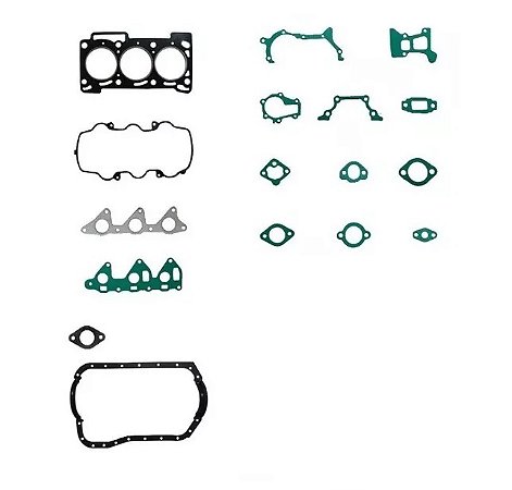 JOGO DE JUNTAS MOTOR ASIA TOWNER 3CC COMPLETO SEM RETENTORES