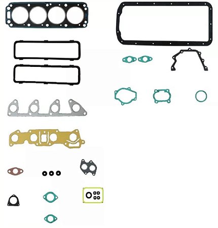 JOGO DE JUNTAS MOTOR CHEVROLET CHEVETTE 1.4/1.6 8V COMPLETO SEM RETENTORES
