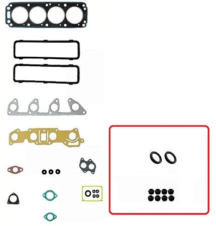 JOGO DE JUNTAS SUPERIOR CHEVROLET CHEVETTE 1.4 1.6 8V COM RETENTORES