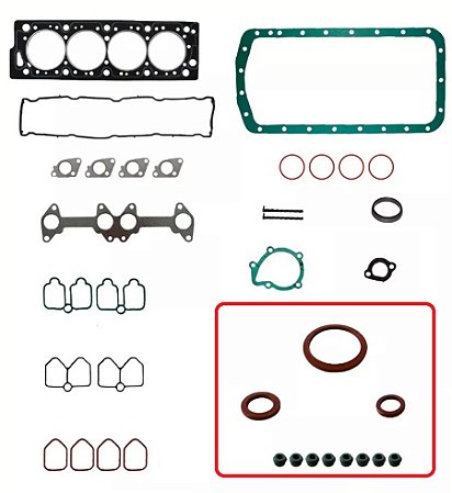 JOGO DE JUNTAS MOTOR CITROEN XSARA XANTIA PEUGEOT 405 406 PARTNER 1.8 8V -XU7JP COMPLETO COM RETENTORES