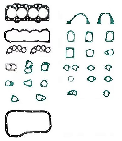 JOGO DE JUNTA MOTOR FIAT 147 ELBA PREMIO FIORINO 1.0 1.3 8V MTR FIASA COMPLETO SEM RETENTORES