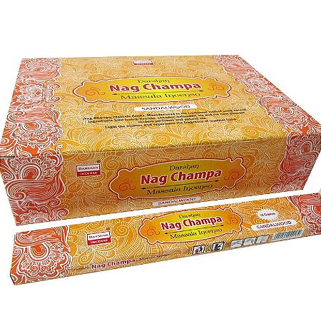 Incenso Darshan Nag Champa, Sândalo - de Massala