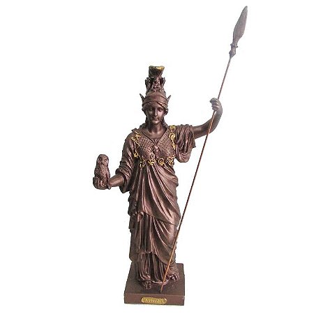 Estátua Deusa Grega Athena 38cm