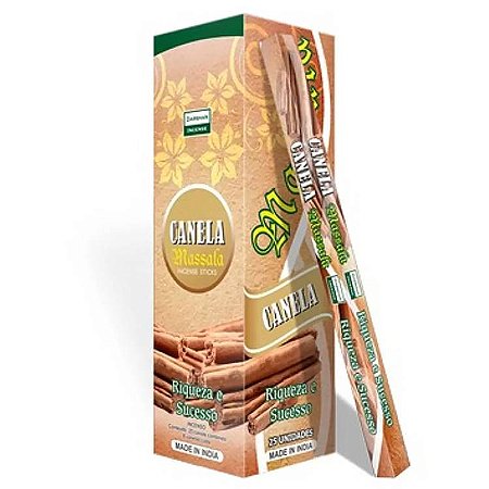 Incenso Darshan de Massala - Canela: Riqueza e Sucesso