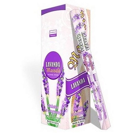 Incenso Darshan de Massala - Lavanda: Dinheiro e Conquista