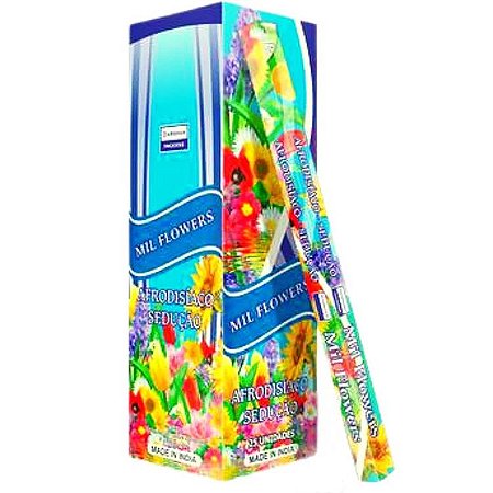 Incenso Darshan Tradicional Indiano - Mil Flores: Afrodisíaco, Sedução