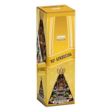 Incenso Darshan Tradicional Indiano - Nossa Senhora Aparecida: Padroeira do Brasil