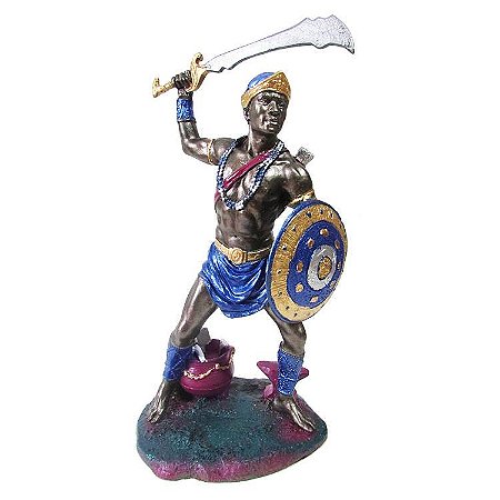 Estátua Orixá Ogum 25cm