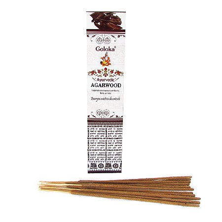 Incenso Goloka Ayurvedic de Massala - Agarwood: Energia Mística do Oriente