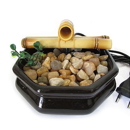 Fonte Feng Shui Baguá M 16cm - Preta