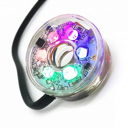 Luz de Led 6 Cores para Fonte, Aquário, Cascata, À Prova D'Àgua - Bivolt