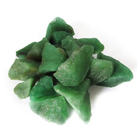 Pedra Bruta Quartzo Verde - Pacote com 250g
