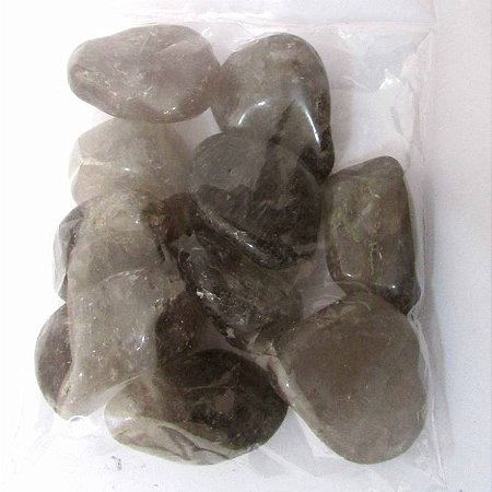 Pedra Rolada Quartzo Fumê - Pacote com 250g