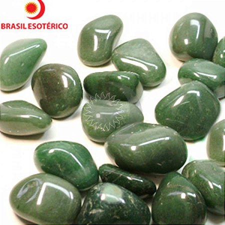 Pedra Rolada Quartzo Verde - Pacote com 250g