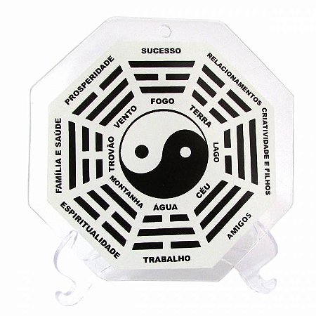 Bagua Talismã Ying Yang 9cm