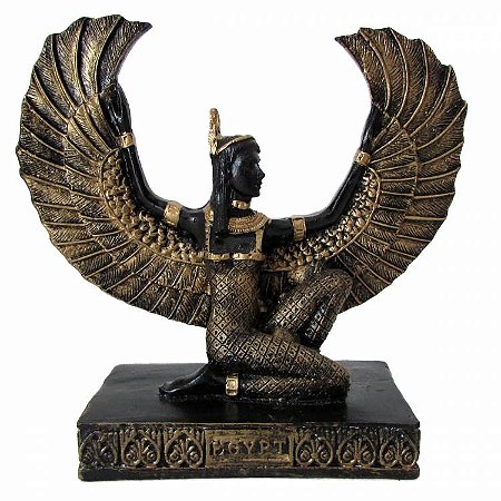 Estátua Isis Asas Abertas 11cm