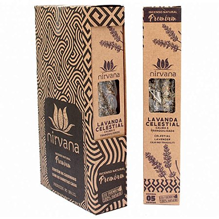 Incenso Defumador Nirvana Premium - Lavanda Celestial: Calma e Tranquilidade