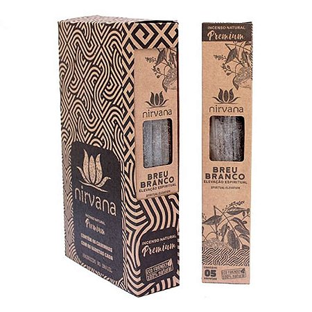 Incenso Defumador Nirvana Premium - Breu Branco: Elevação Espiritual