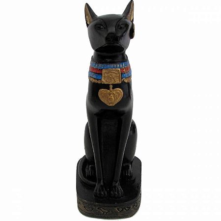 Estátua Gato Bastet 18cm