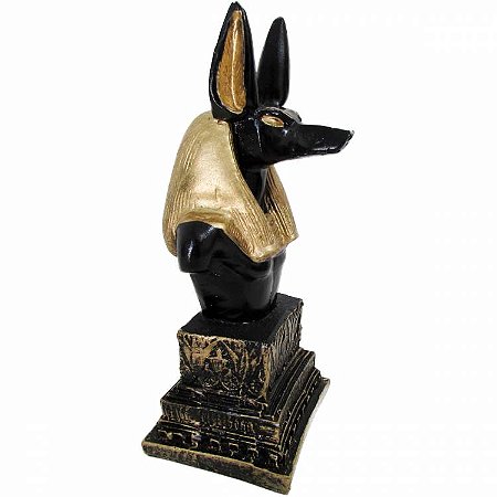 Busto Anúbis Deus Egípcio 16cm
