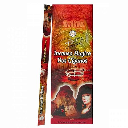 Incenso Flute Tradicional - Incenso Mágico dos Ciganos: Poderes Místicos