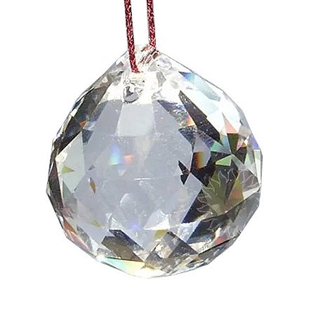 Bola de Cristal Multifacetada Egípcia 40mm: Harmonize seu Ambiente com Feng Shu