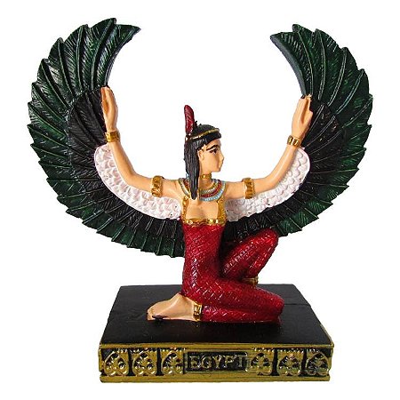 Estátua Deusa Maat 10cm - Deusa Egípcia da Justiça
