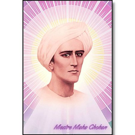 Quadro Mestre Maha Chohan de Parede 29cm - Brasil Esotérico - A Maior Loja de Produtos Esotéricos do Brasil