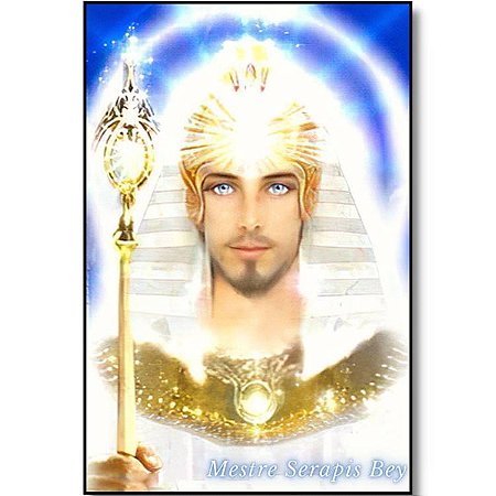 Quadro Mestre Serapis Bey de Parede 29cm