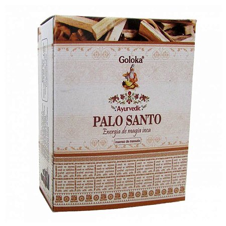 Incenso Goloka Cone Cascata - Palo Santo: Energia de Magia Inca