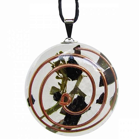 Pingente Orgonite Fitoenergética 3,5cm - Arruda