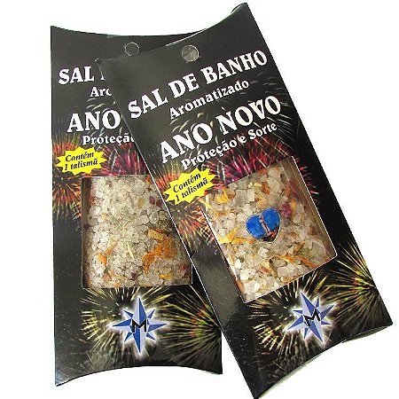 Sal de Banho Aromatizado de Ano Novo 2024 - Brinde Talismã