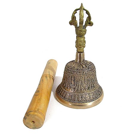 Sino Tibetano em Bronze Budista Decorado 13cm