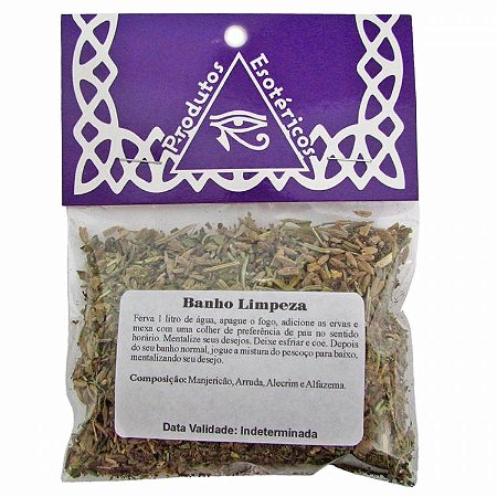Banho de Ervas Naturais - Limpeza