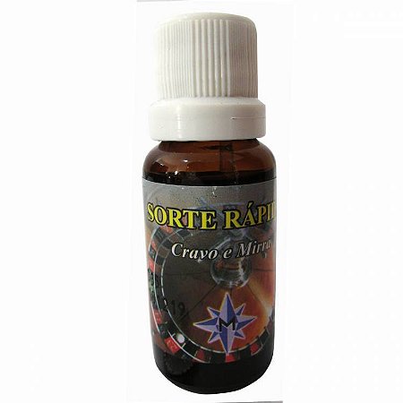 Essência Aromática 15ml - Sorte Rápida: Cravo e Mirra