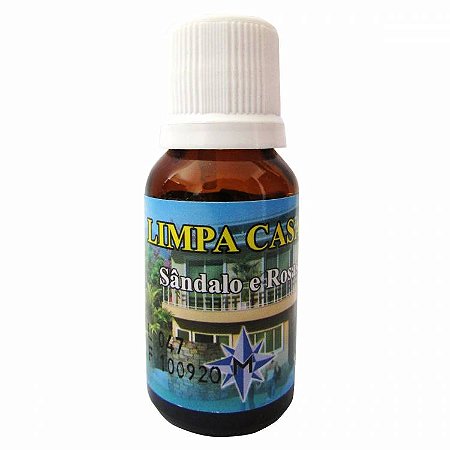 Essência Aromática 15ml - Limpa Casa: Sândalo e Rosas