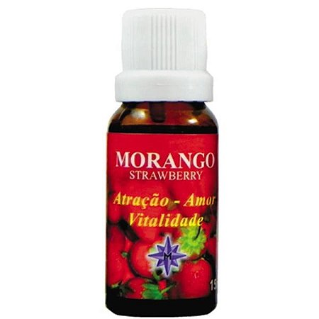 Essência Aromática 15ml - Morango: Atração, Amor, Vitalidade