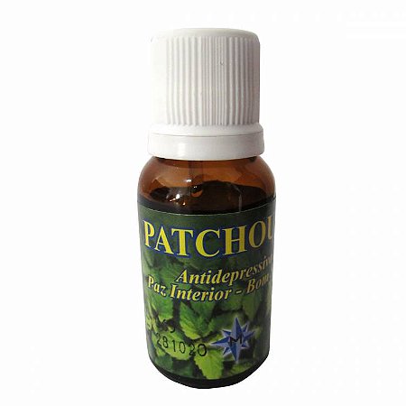 Essência Aromática 15ml - Patchouli: Antidepressivo, Paz Interior