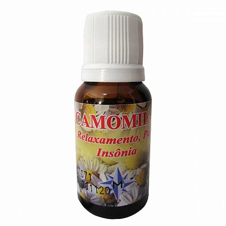 Essência Aromática 15ml - Camomila: Relaxamento, Paz, Insônia