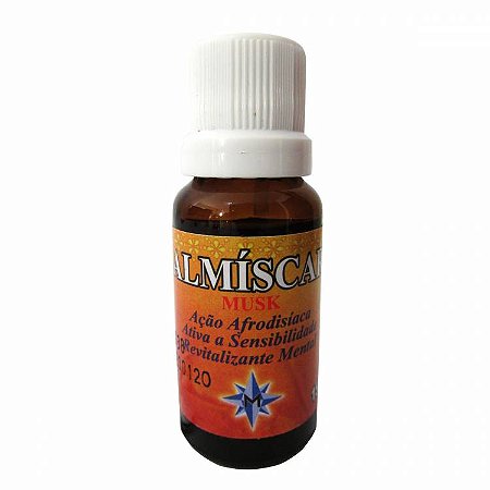 Essência Aromática 15ml - Almíscar: Afrodisíaco, Revitalizante Mental