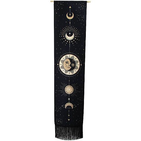 Ornamento de Parede Pergaminho Sol e Lua 140cm