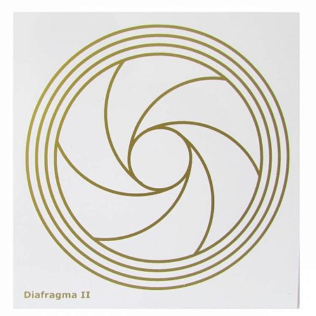 Placa Radiônica - Diafragma II - 14cm x 13,5cm