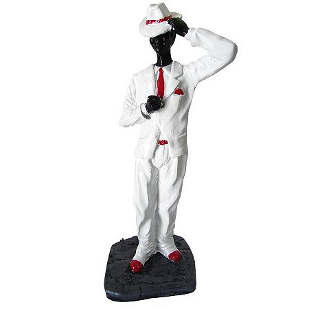 Estátua Zé Pilintra em Resina 24cm