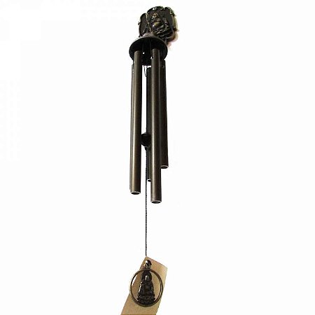 Sino dos Ventos de Porta ou Parede Buda da Riqueza 43 cm
