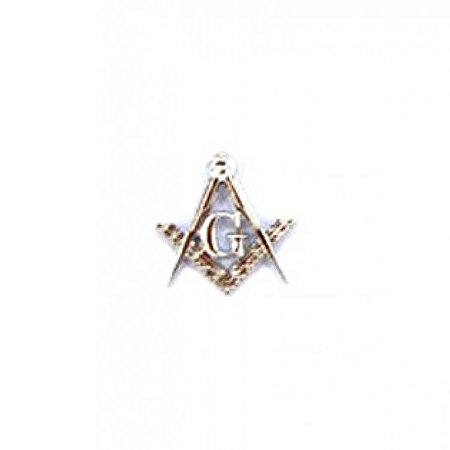 Broche Símbolo Maçonaria - Prateado