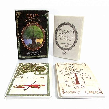 Baralho Ogam Oráculo Celta das Árvores - 25 Cartas